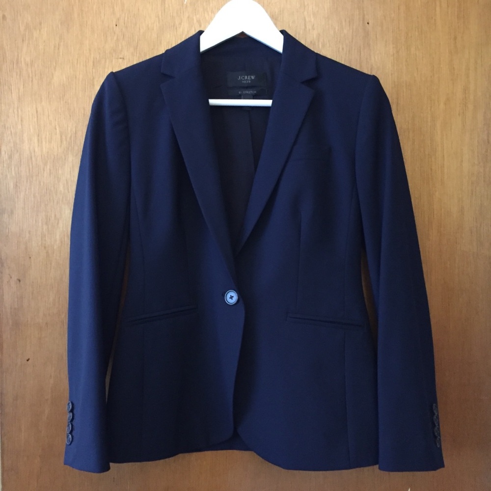 J. Crew Petite Wool Campbell Blazer